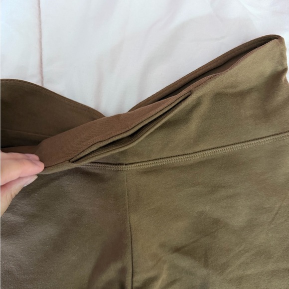 PINK brown Women's Shorts Front Twist - Picture 7 of 11